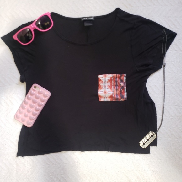 Wet Seal Flowy Crop Top - Picture 1 of 5